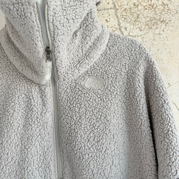 The North Face Sweater Sherpa Pullover Two Tone Fleece Quarter Zip Women S Cozy - Picture 2 of 8